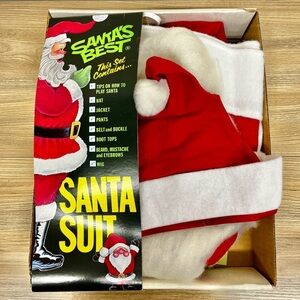 Vintage MCM Santa Suit Rennoc Corp. Complete Original Box & Instructions